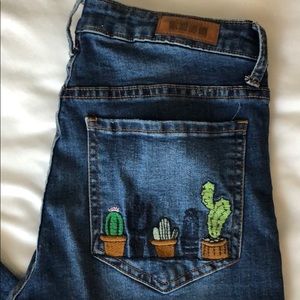Lulus Cactus Stitched Jeans